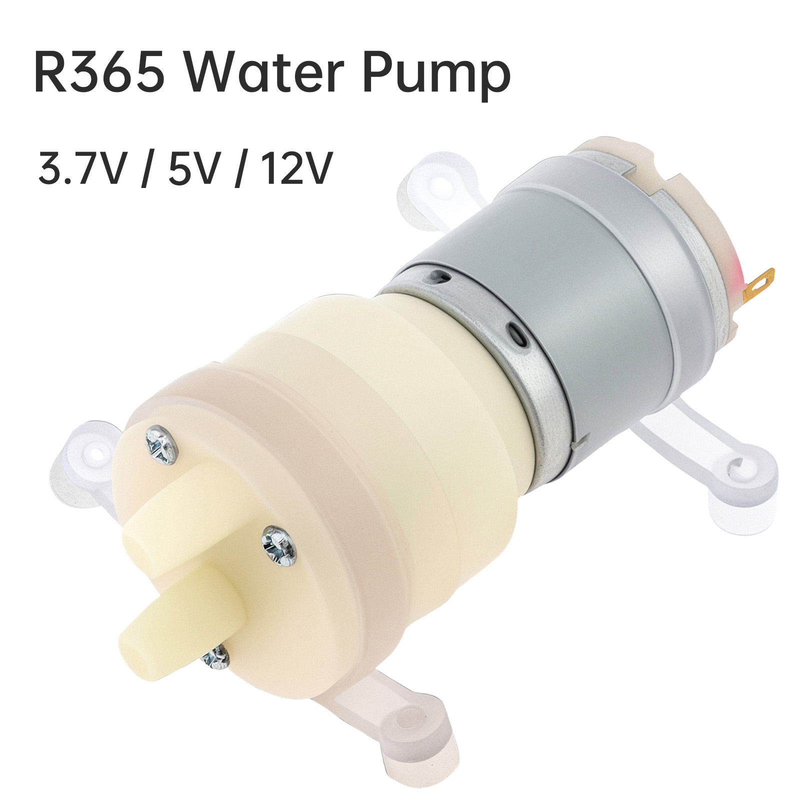 Mini Peristaltic Pump 12V - R365 Mikro-Wasserpumpenmotor, DC 3,7–12 V, 2,2