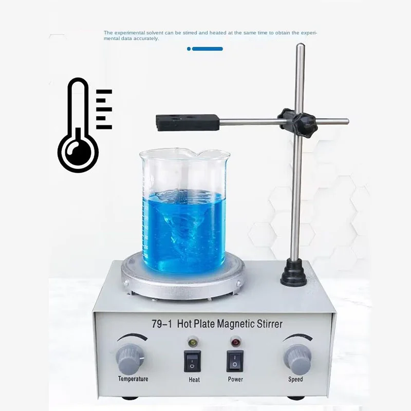 Lab Magnetic Stirrer Hot Plate - 79-1 Heizung Magnetrührer Laborheizung Dual Control