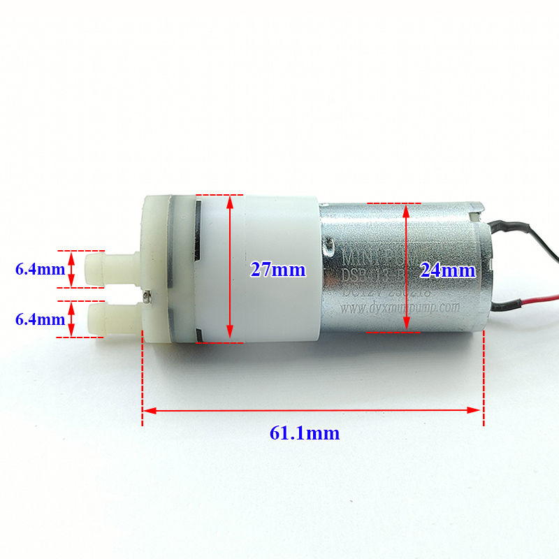 Mini Peristaltic Pump 12V - DC 12V 0,9L/min Kleine Membranpumpe Selbstansaugende