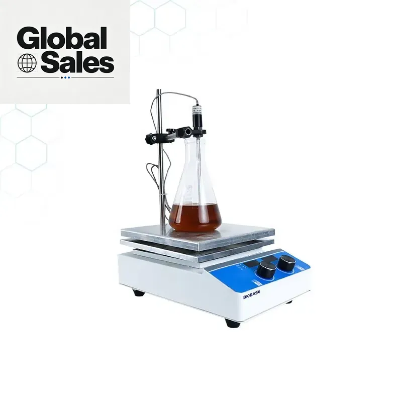 Lab Magnetic Stirrer Hot Plate - Heizplatte Labor Chemie LED Digital Magnetischer