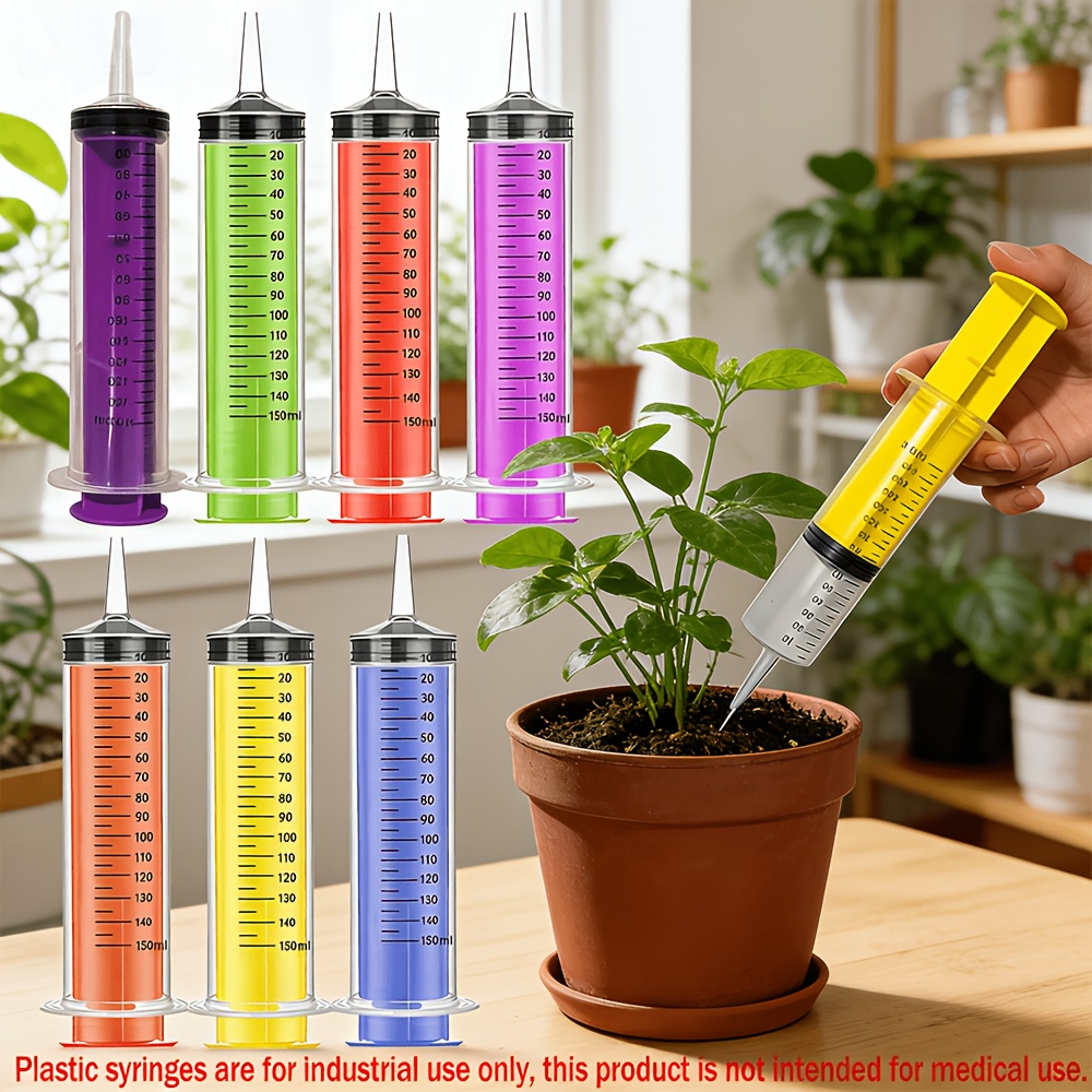 Industrial Tools - 150ml Große Kunststoff-Industriedosierspritze ohne Nadel, Farbige