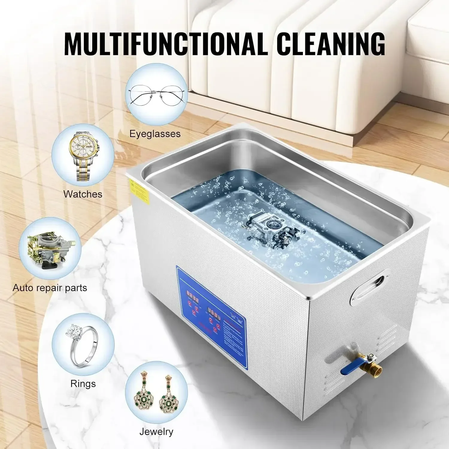 Ultrasonic Cleaner 30L Industrial - Begrenzter Vorrat! Ultraschall-Profi-Reinigungsgerät, 30L Schmuckreiniger mit