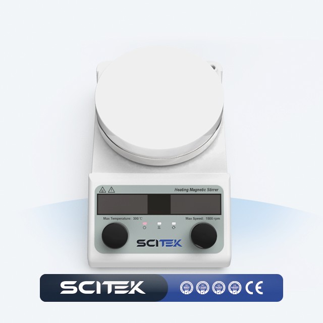Lab Magnetic Stirrer Hot Plate - Heizplatte mit Magnetrührer, 138x138 mm Arbeitsfläche,