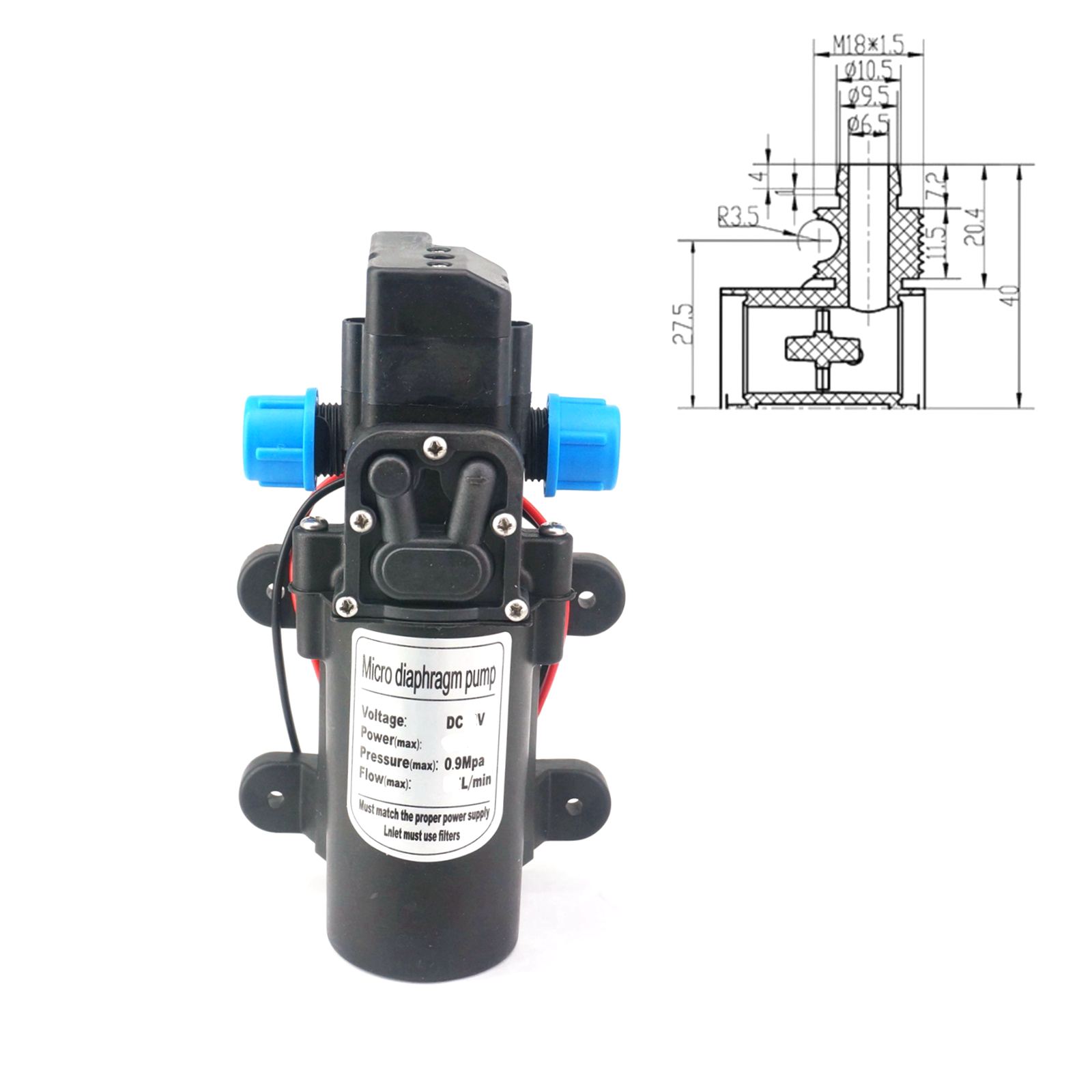 12V/24VDC 15W/30W/60W/80W Memb – Mini Peristaltic Pump 12V Bewertung und Preis