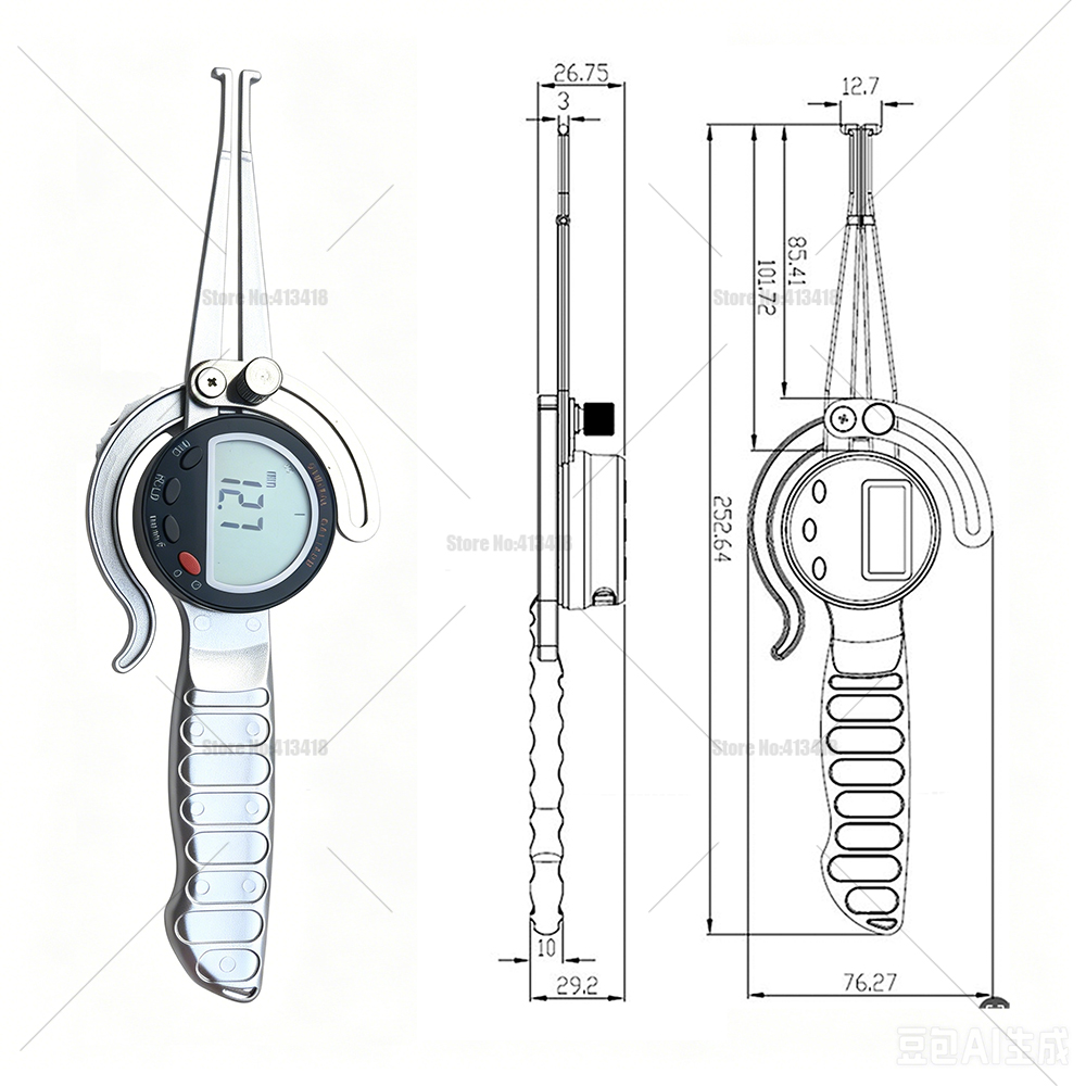 0-6 Zoll 0-8 Zoll Externer dig – Digital Caliper 150Mm Stainless Steel Bewertung und Preis