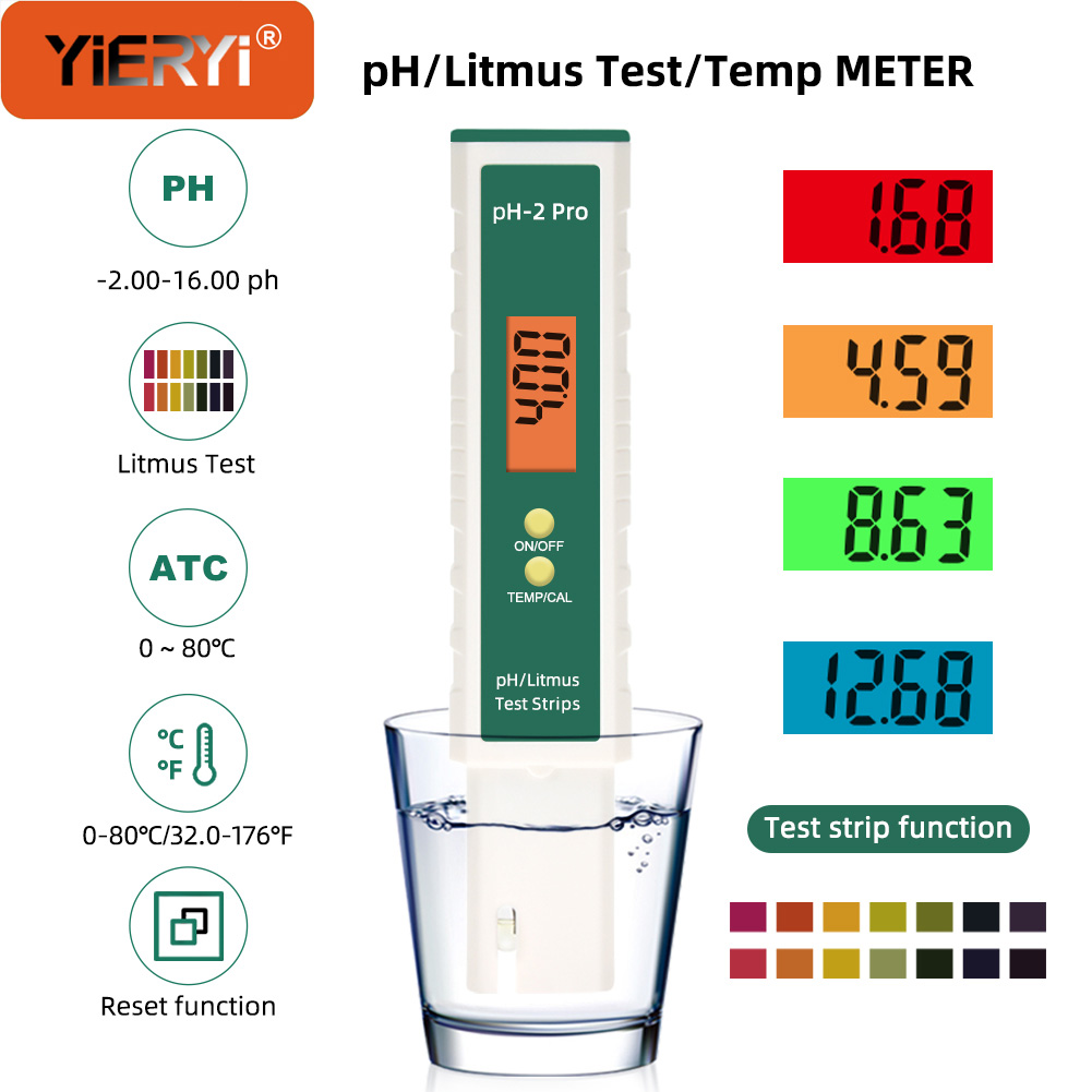 Yieryi Digitales PH-Messgerät  – Ph Meter Digital Water Tester Bewertung und Preis