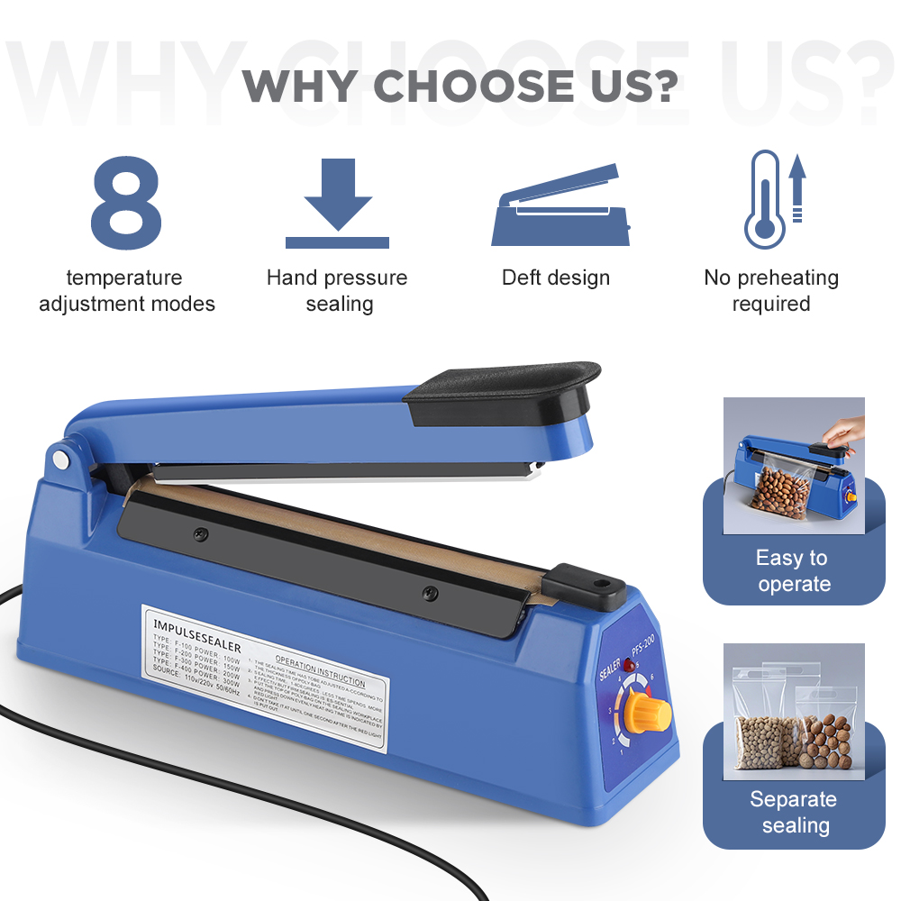 Impulse Sealer Maschine Küche  – Plastic Bag Impulse Heat Sealer Bewertung und Preis