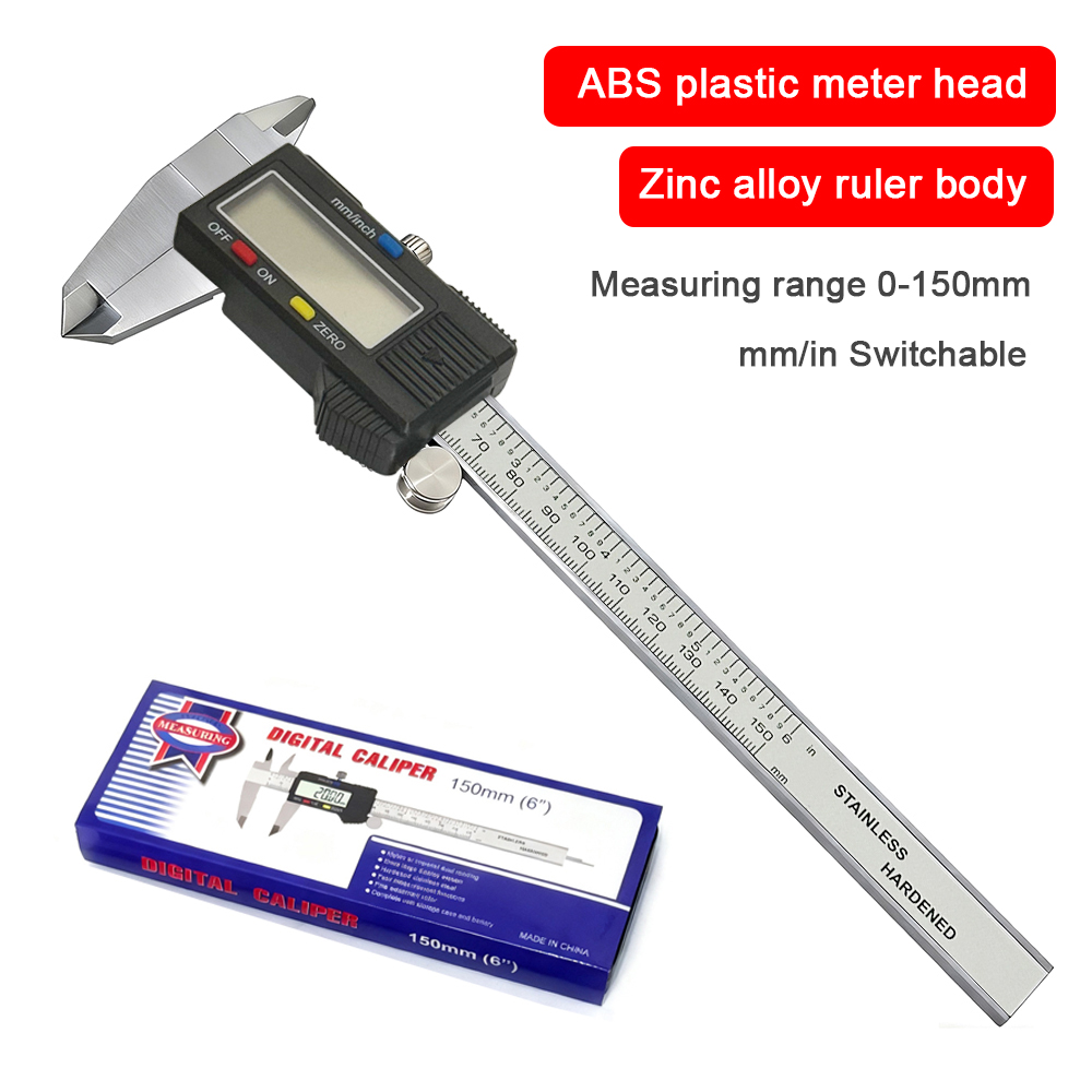 0-150mm Zinklegierung Digitale – Digital Caliper 150Mm Stainless Steel Bewertung und Preis