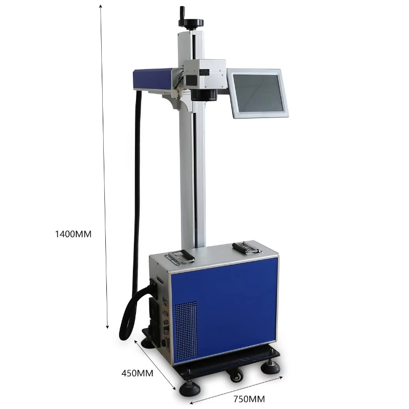 Heißer Verkauf PE HDPE PPR PVC – Fiber Laser Marking Machine 30W Bewertung und Preis