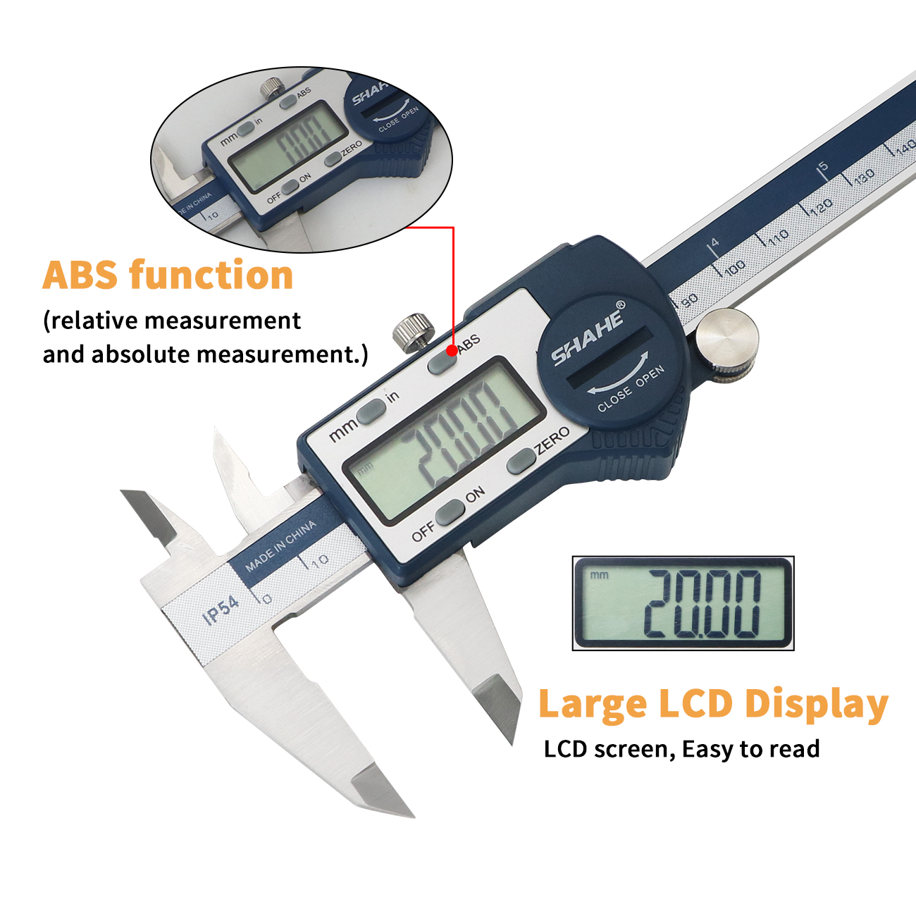 IP54 wasserdichter digitaler B – Digital Caliper 150Mm Stainless Steel Bewertung und Preis