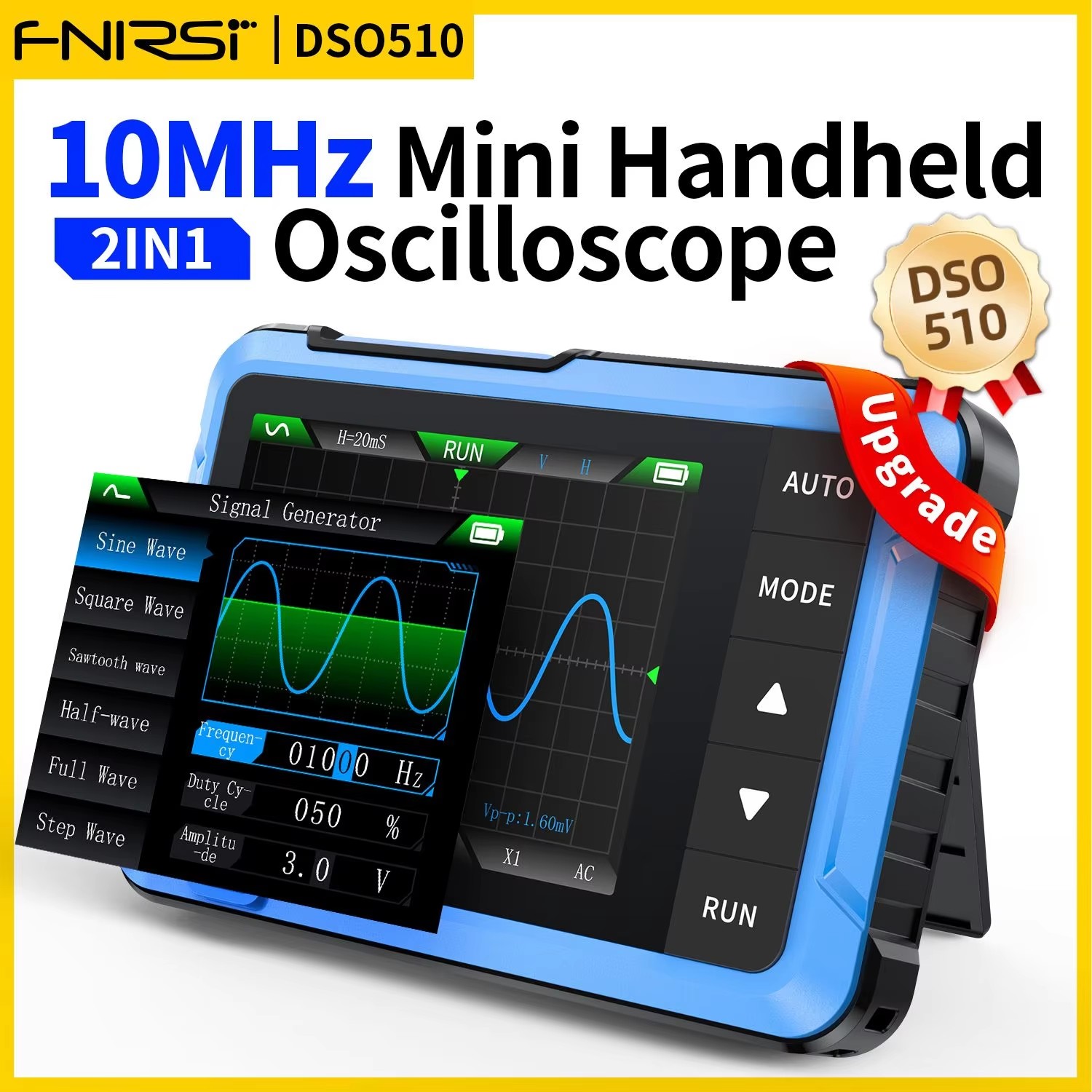FNIRSI Neues DSO510 DSO152 DSO – Fnirsi Digital Oscilloscope Handheld Bewertung und Preis