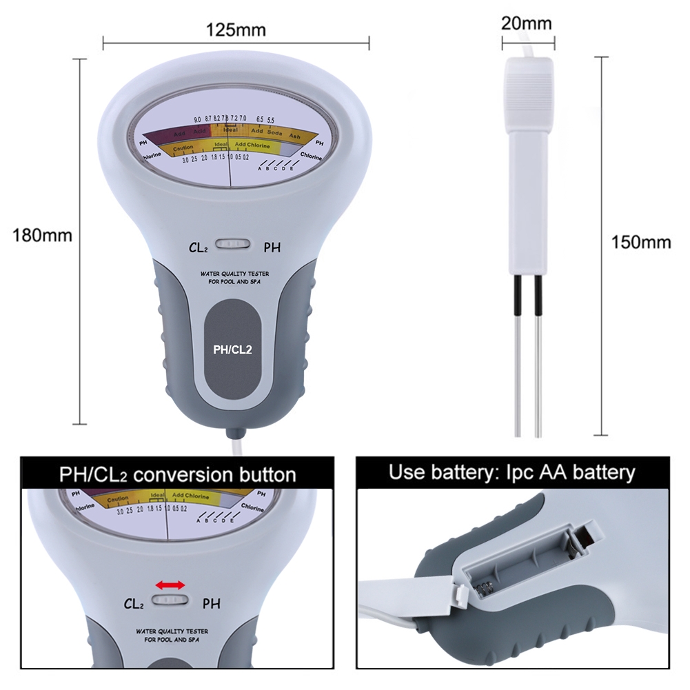 PC102 Tragbarer Wasserqualität – Ph Meter Digital Water Tester Bewertung und Preis