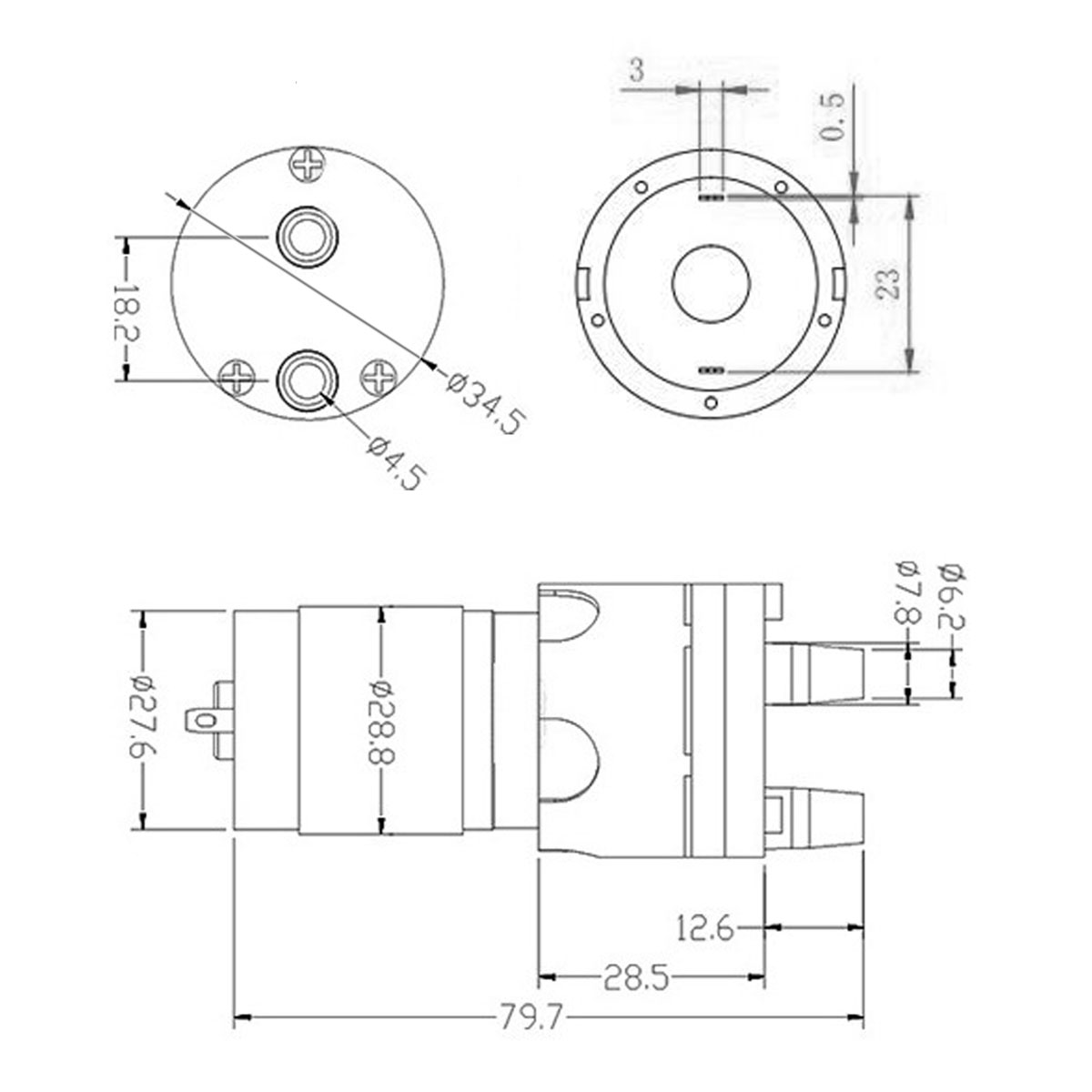 R365 Mikro-Wasserpumpenmotor,  – Mini Peristaltic Pump 12V Bewertung und Preis