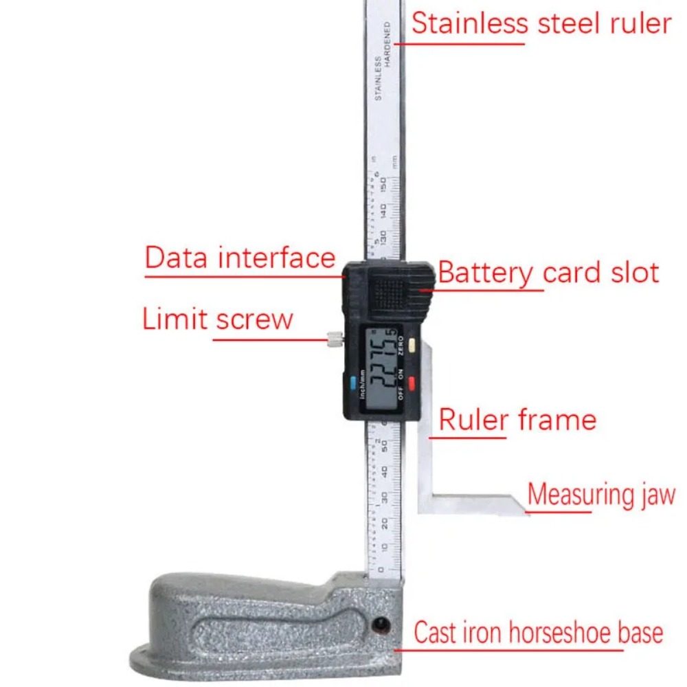 0–150 mm digitales Höhenmessge – Digital Caliper 150Mm Stainless Steel Bewertung und Preis