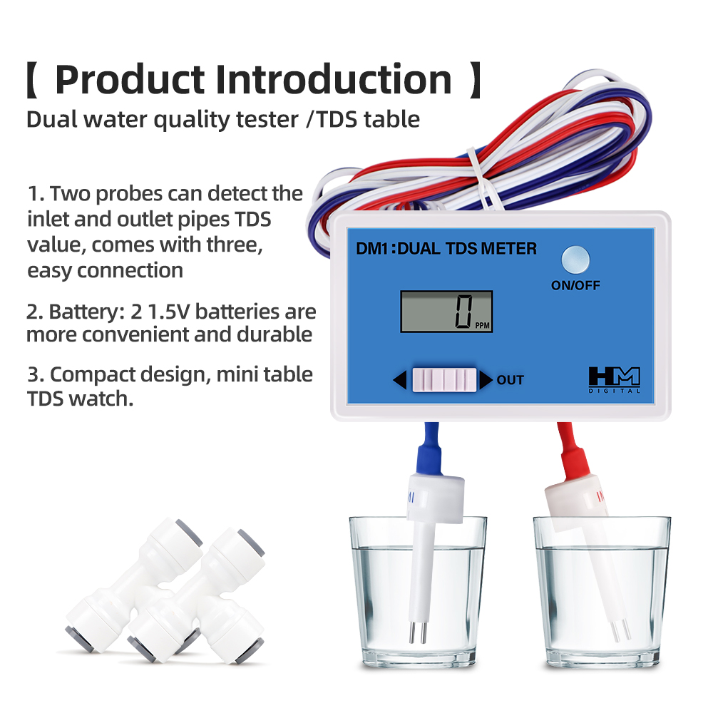DM1 Dual TDS Wasserqualitätste – Ph Meter Digital Water Tester Bewertung und Preis