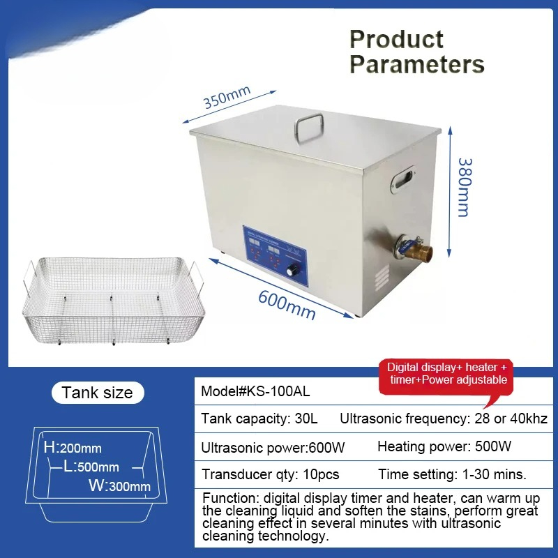 28KHZ 30L Industrieller Ultras – Ultrasonic Cleaner 30L Industrial Bewertung und Preis