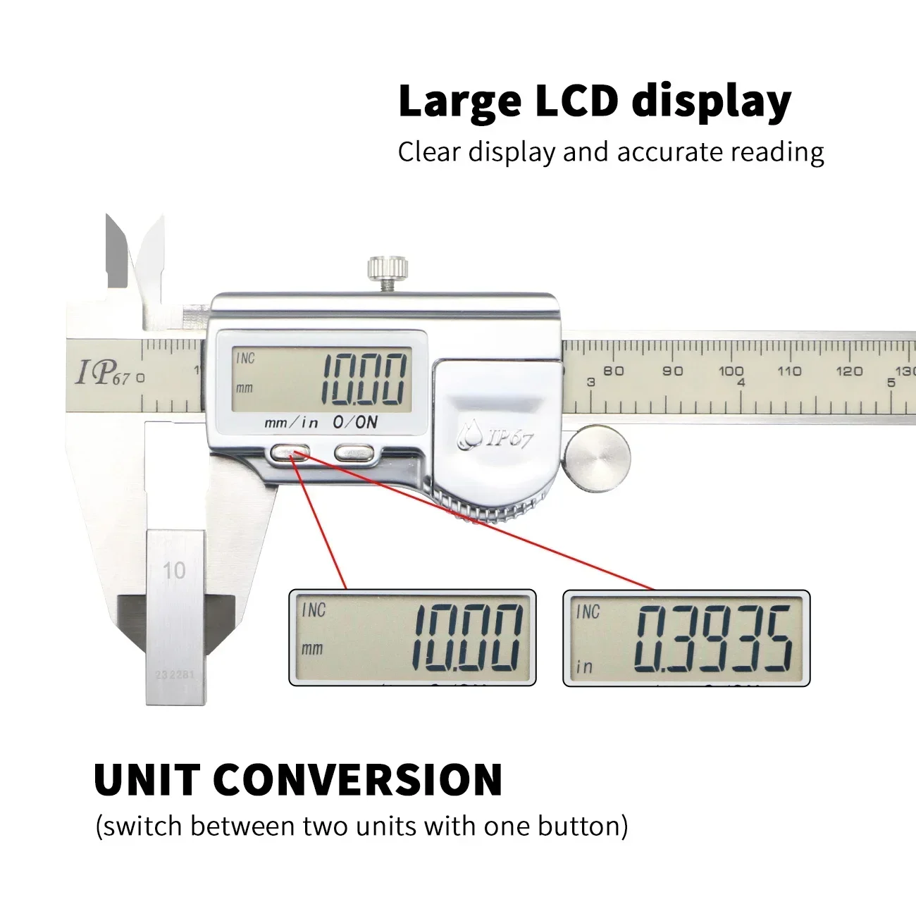 150 mm IP67 Wasserdichter digi – Digital Caliper 150Mm Stainless Steel Bewertung und Preis