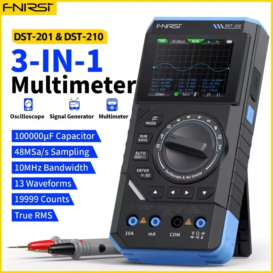 DST210 3-in-1 Digital-Multimet – Fnirsi Digital Oscilloscope Handheld Bewertung und Preis